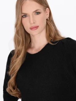 Dreimaster Damen Pullover in schwarz