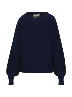 Dreimaster Damen Pullover in marine