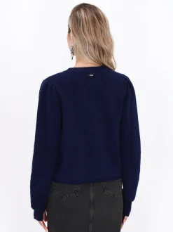Dreimaster Damen Pullover in marine