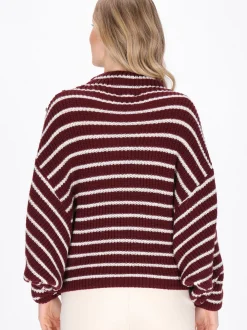 Dreimaster Damen Pullover in rot
