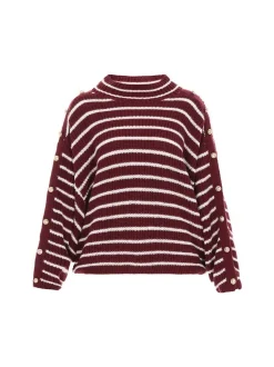 Dreimaster Damen Pullover in rot