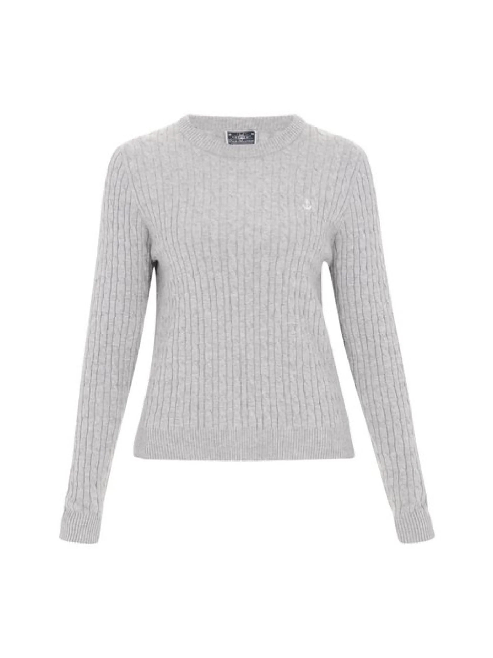 Dreimaster Damen Pullover in grau