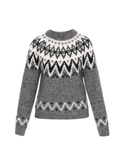 Dreimaster Damen Pullover in schwarz