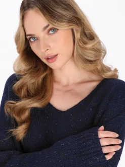 Dreimaster Damen Pullover in marine