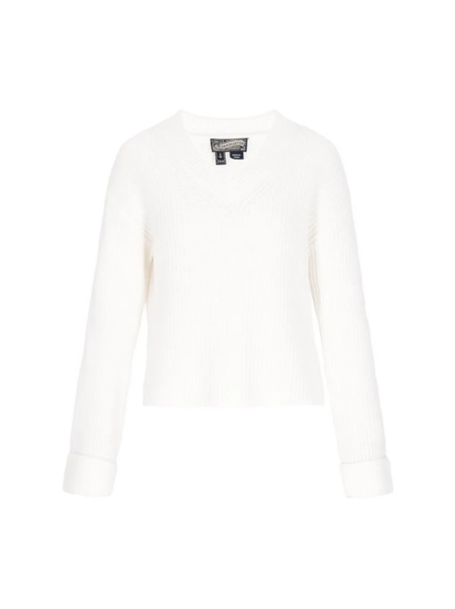 Dreimaster Damen Pullover in weiß