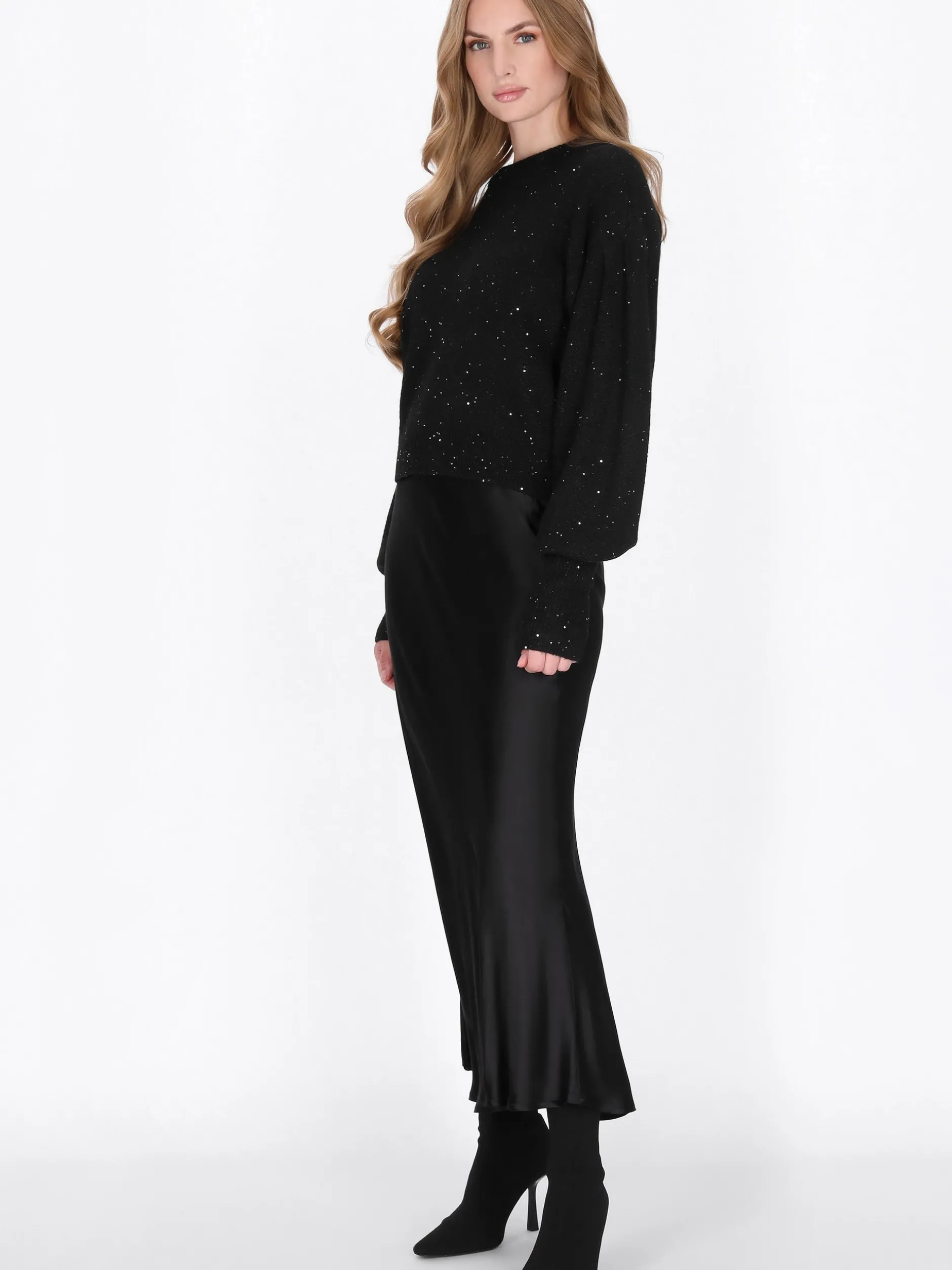 Dreimaster Damen Pullover in schwarz