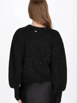 Dreimaster Damen Pullover in schwarz