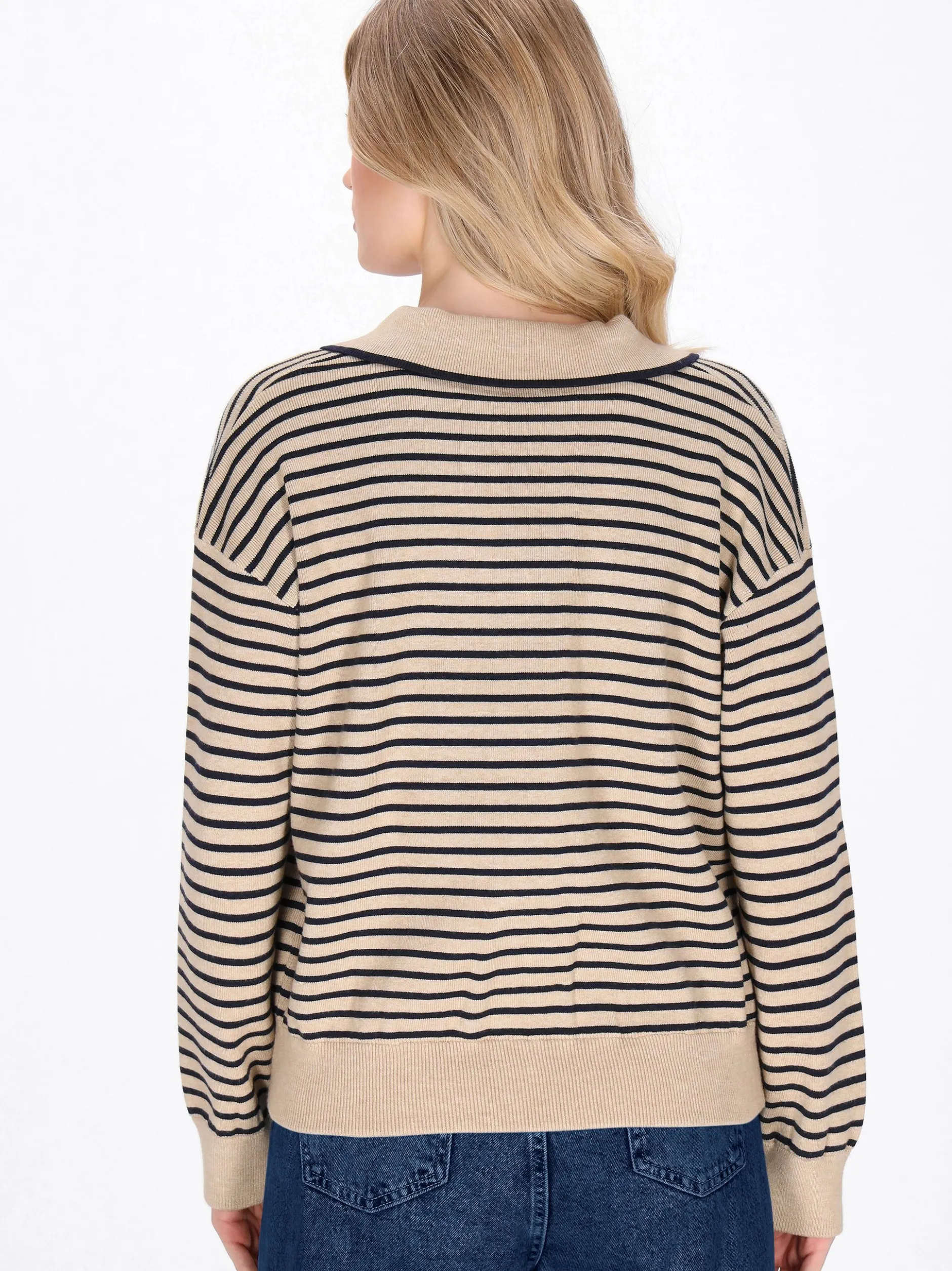 Dreimaster Damen Pullover in beige