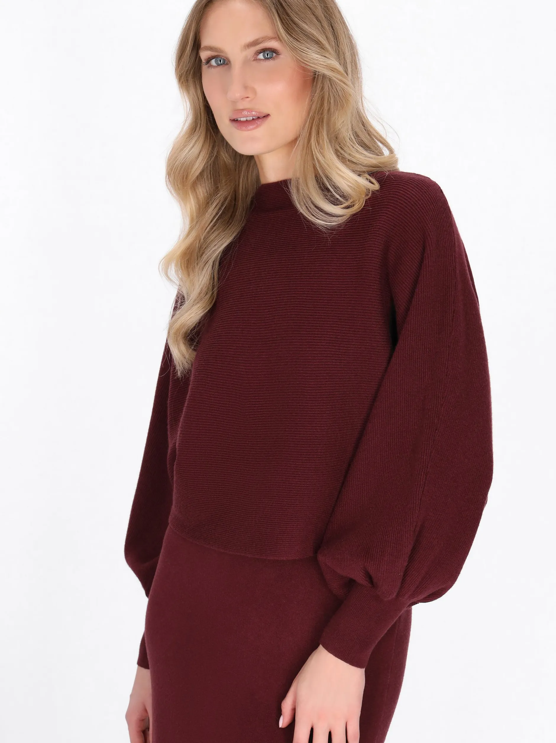 Dreimaster Damen Pullover in rot
