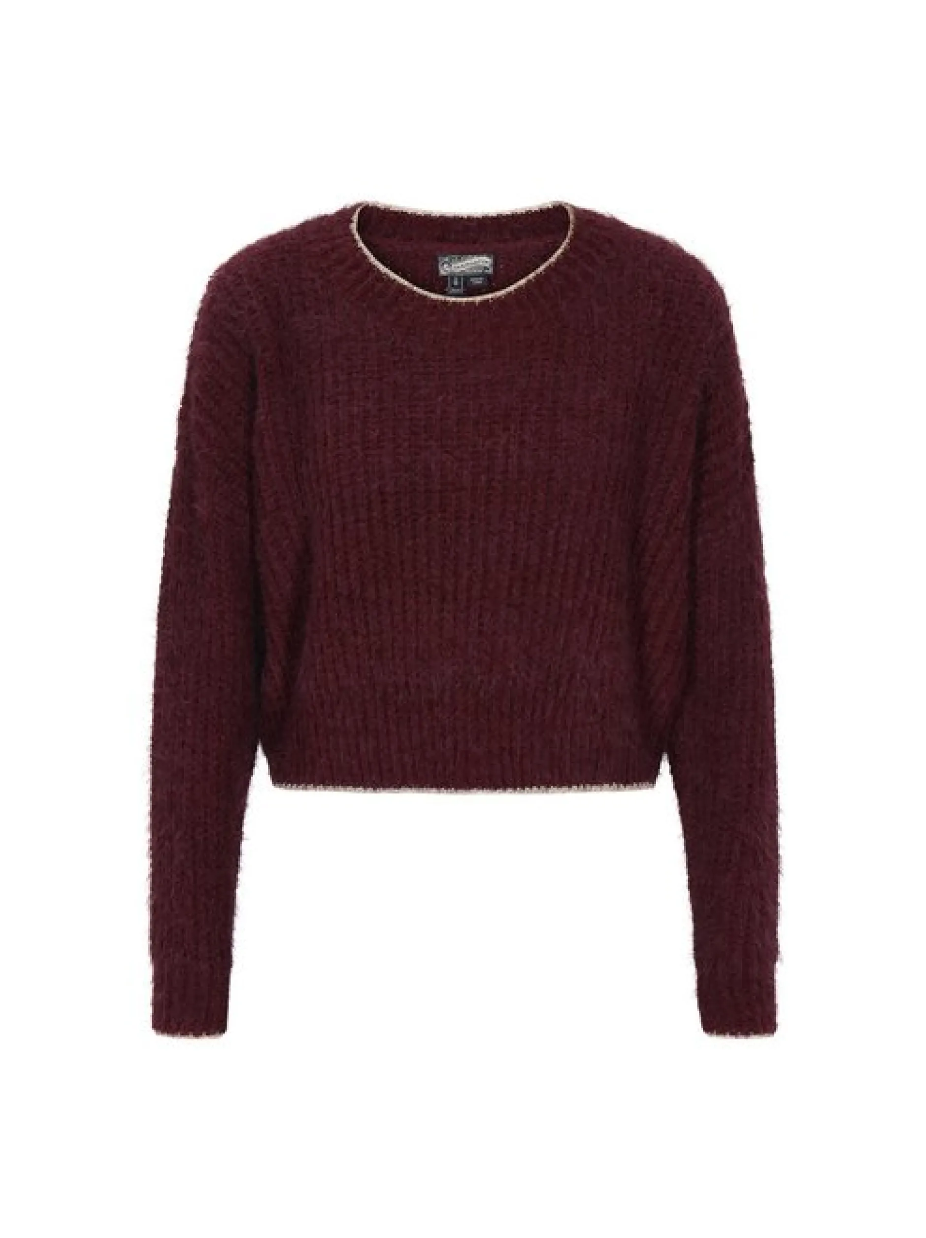 Dreimaster Damen Pullover in bordeaux