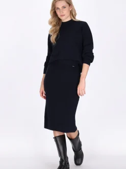 Dreimaster Damen Pullover in marine