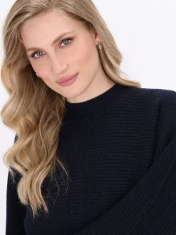 Dreimaster Damen Pullover in marine