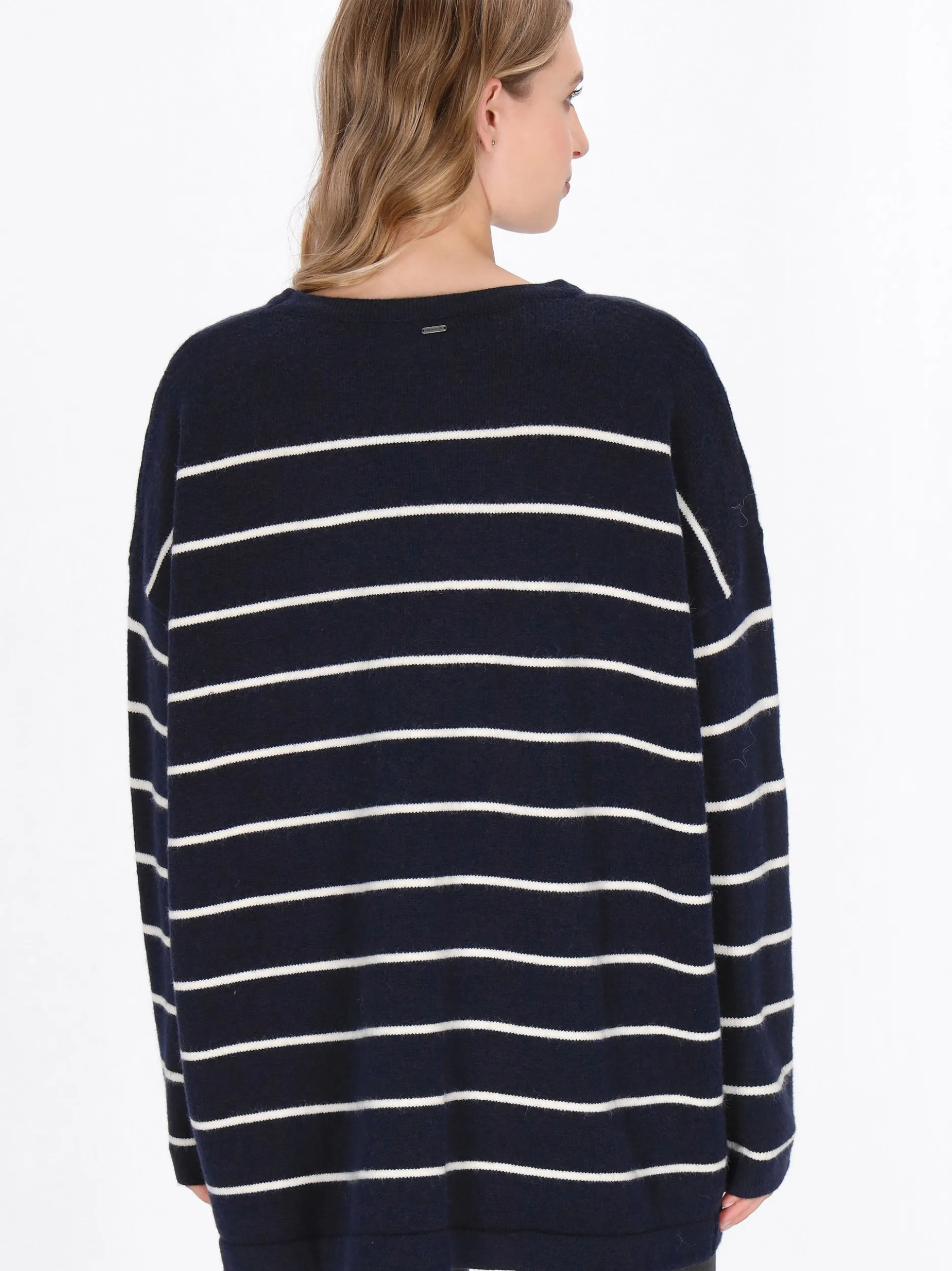 Dreimaster Damen Pullover in marine