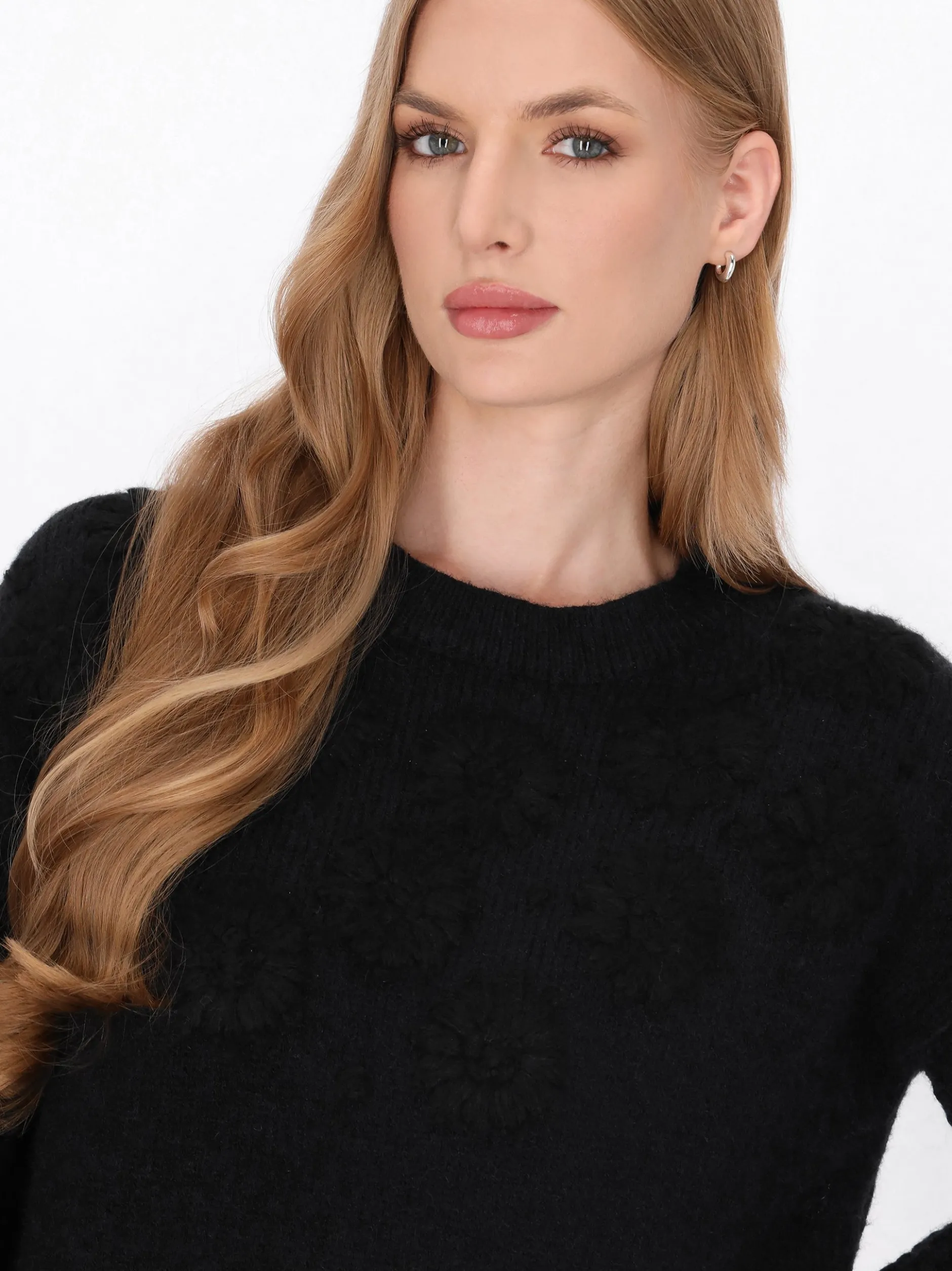 Dreimaster Damen Pullover in schwarz