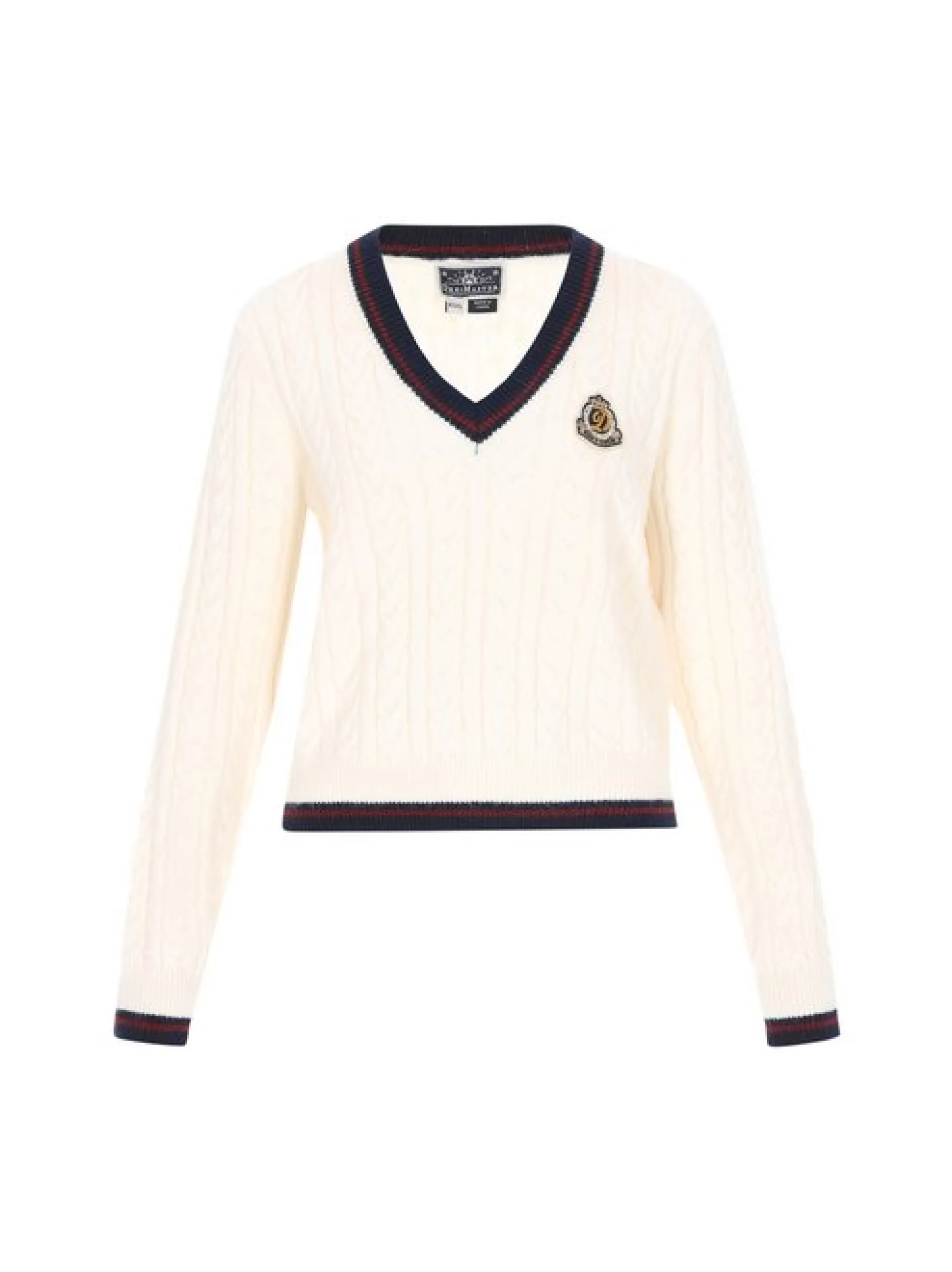 Dreimaster Damen Pullover in ecru