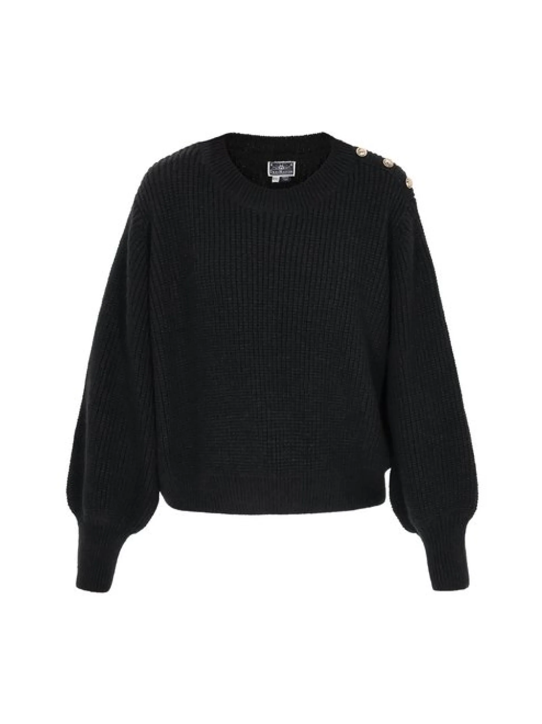 Dreimaster Damen Pullover in schwarz