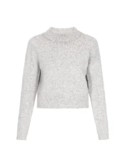 Dreimaster Damen Pullover in grau
