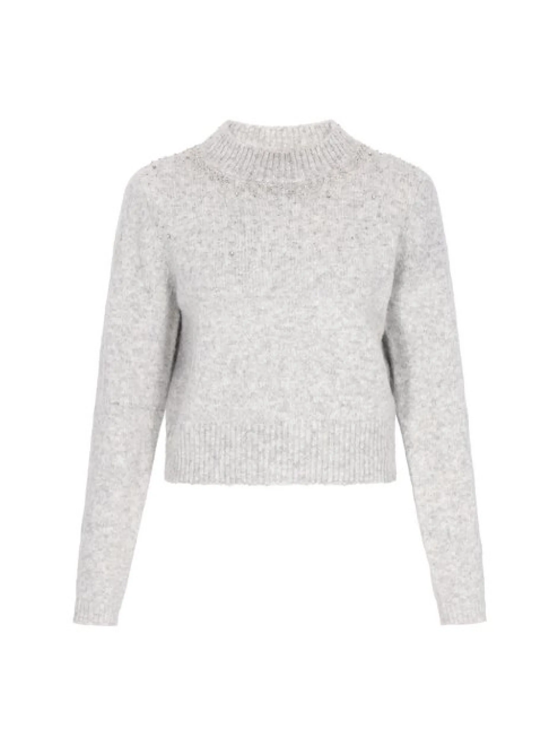 Dreimaster Damen Pullover in grau