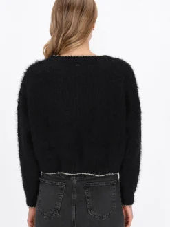 Dreimaster Damen Pullover in schwarz