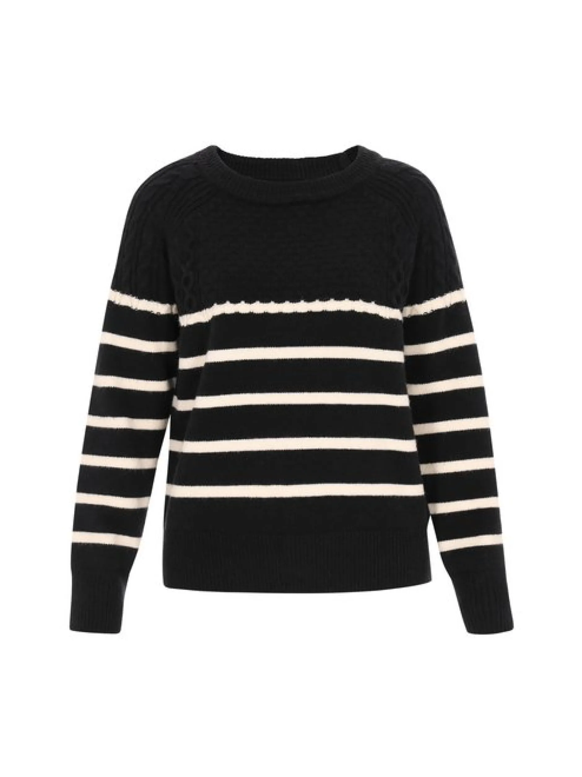 Dreimaster Damen Pullover in schwarz