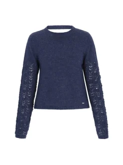 Dreimaster Damen Pullover in marine