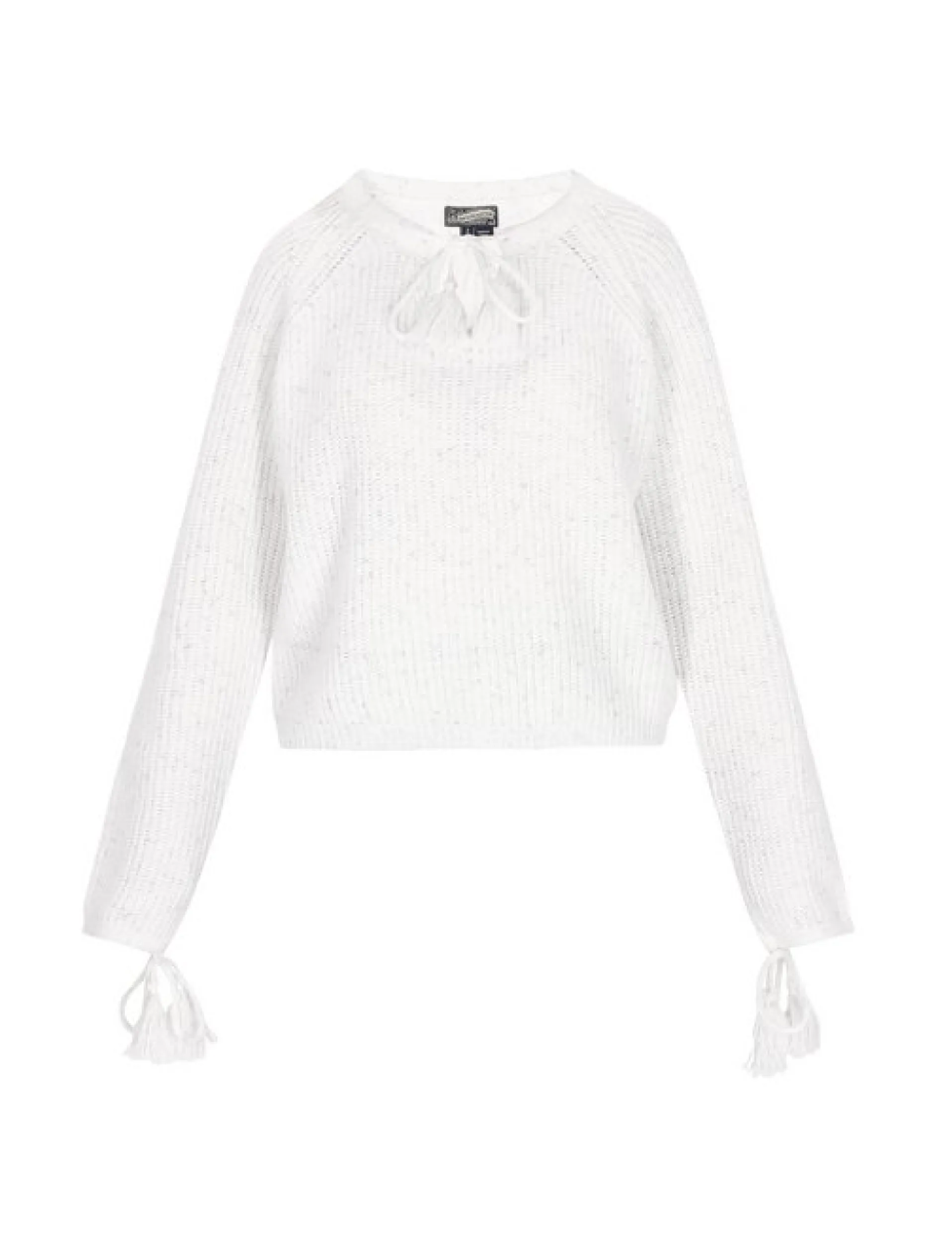 Dreimaster Damen Pullover in weiß
