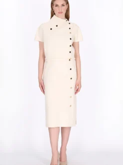 Dreimaster Damen Pullover in weiß
