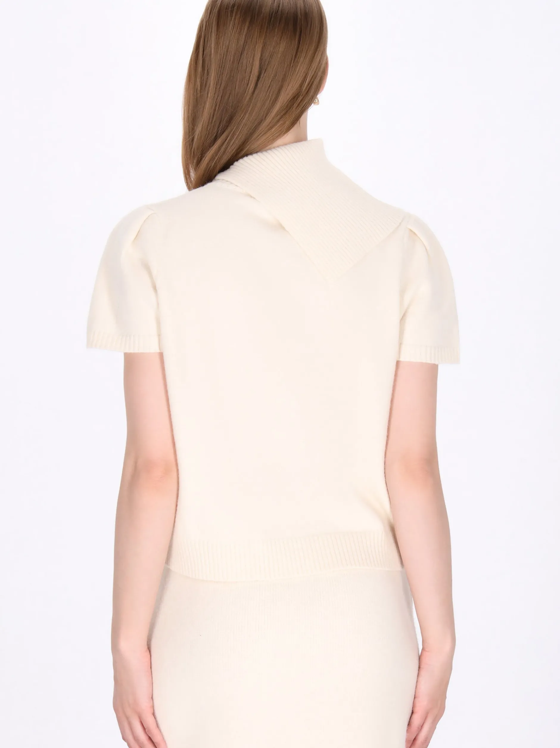 Dreimaster Damen Pullover in weiß