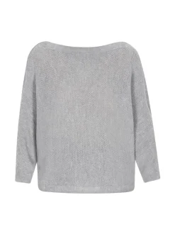 Dreimaster Damen Pullover in grau