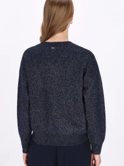 Dreimaster Damen Pullover in marine