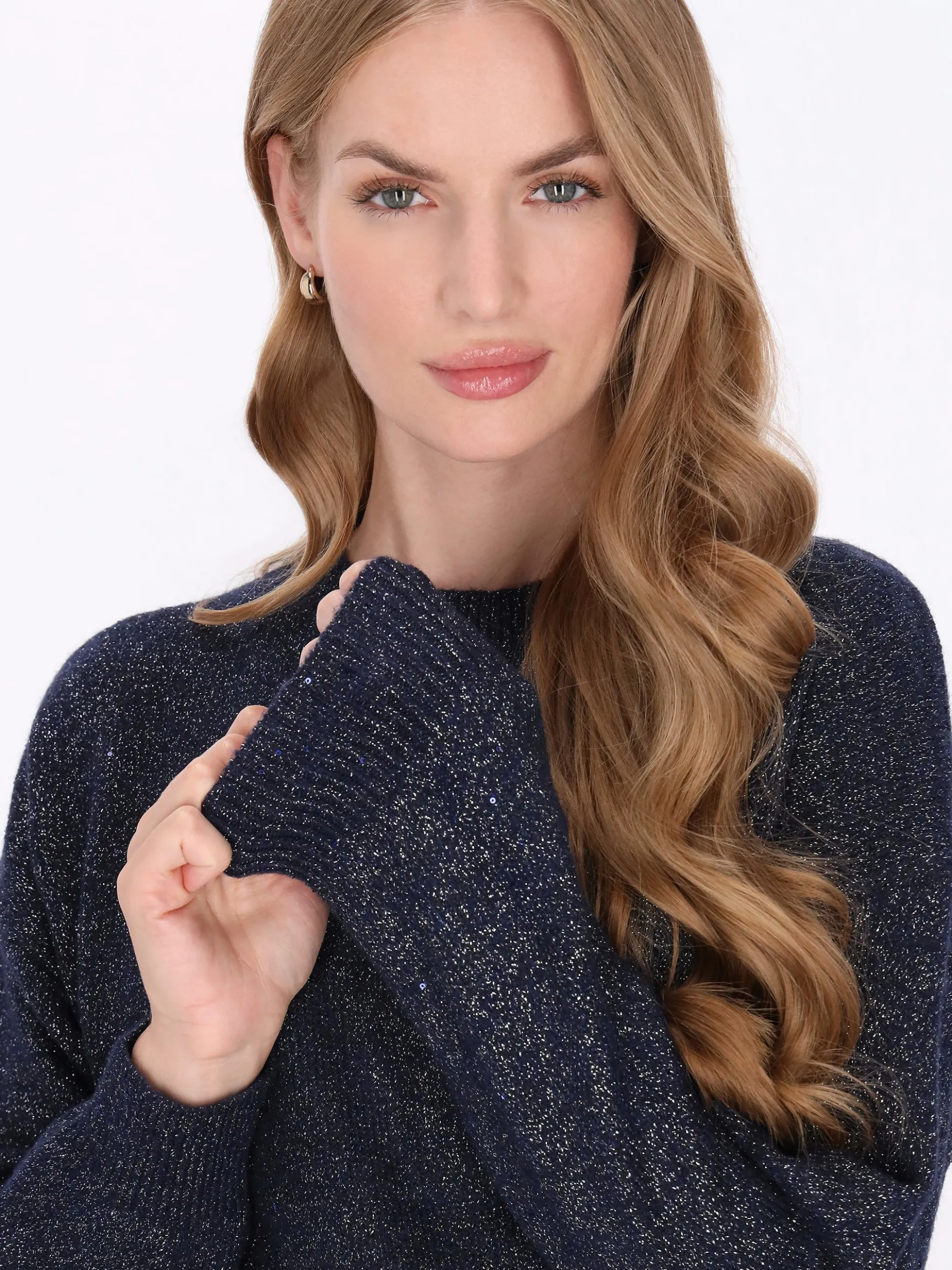 Dreimaster Damen Pullover in marine