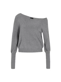 Dreimaster Damen Pullover in grau