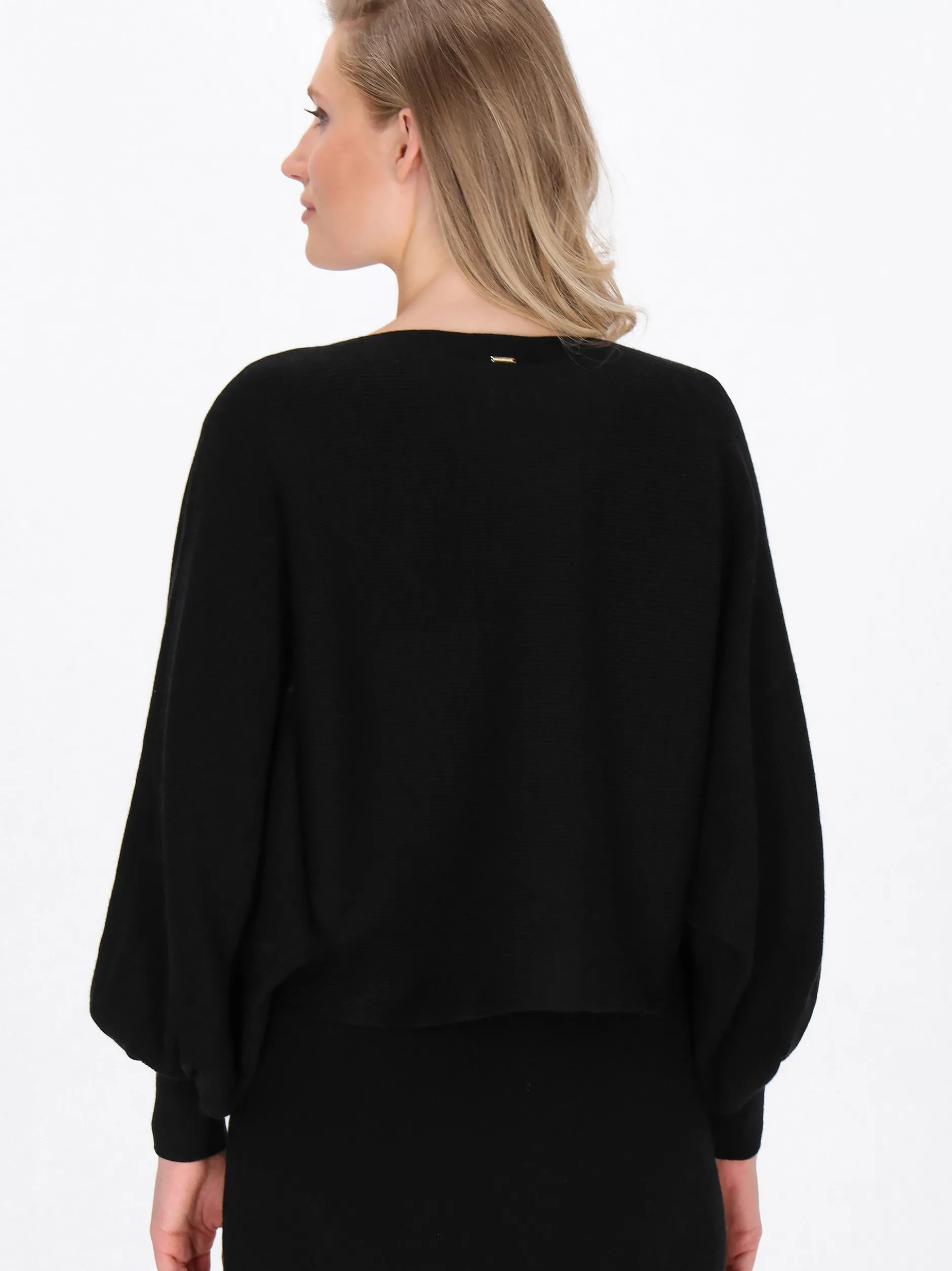 Dreimaster Damen Pullover in schwarz