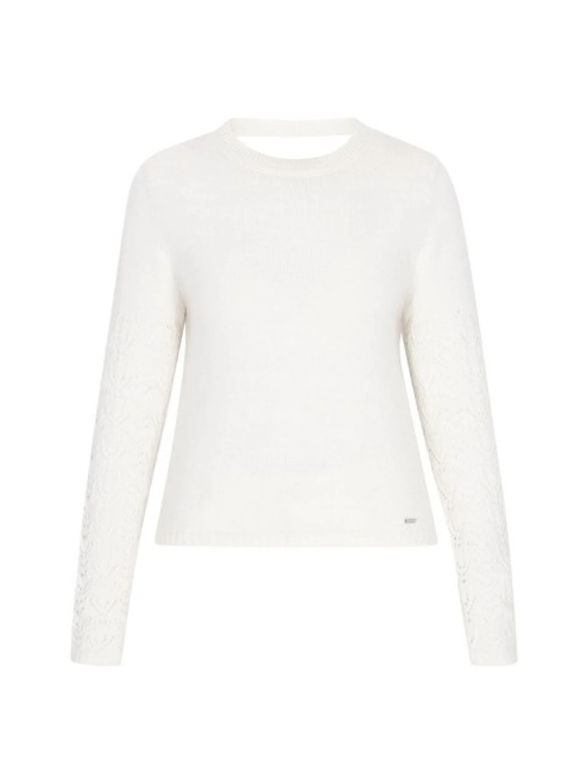 Dreimaster Damen Pullover in weiß