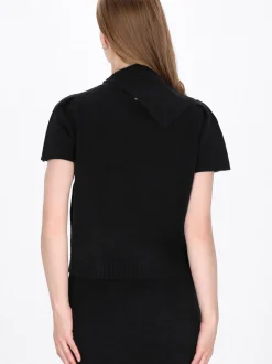 Dreimaster Damen Pullover in schwarz