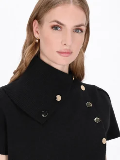 Dreimaster Damen Pullover in schwarz