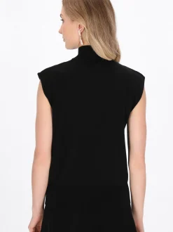 Dreimaster Damen Pullunder in schwarz