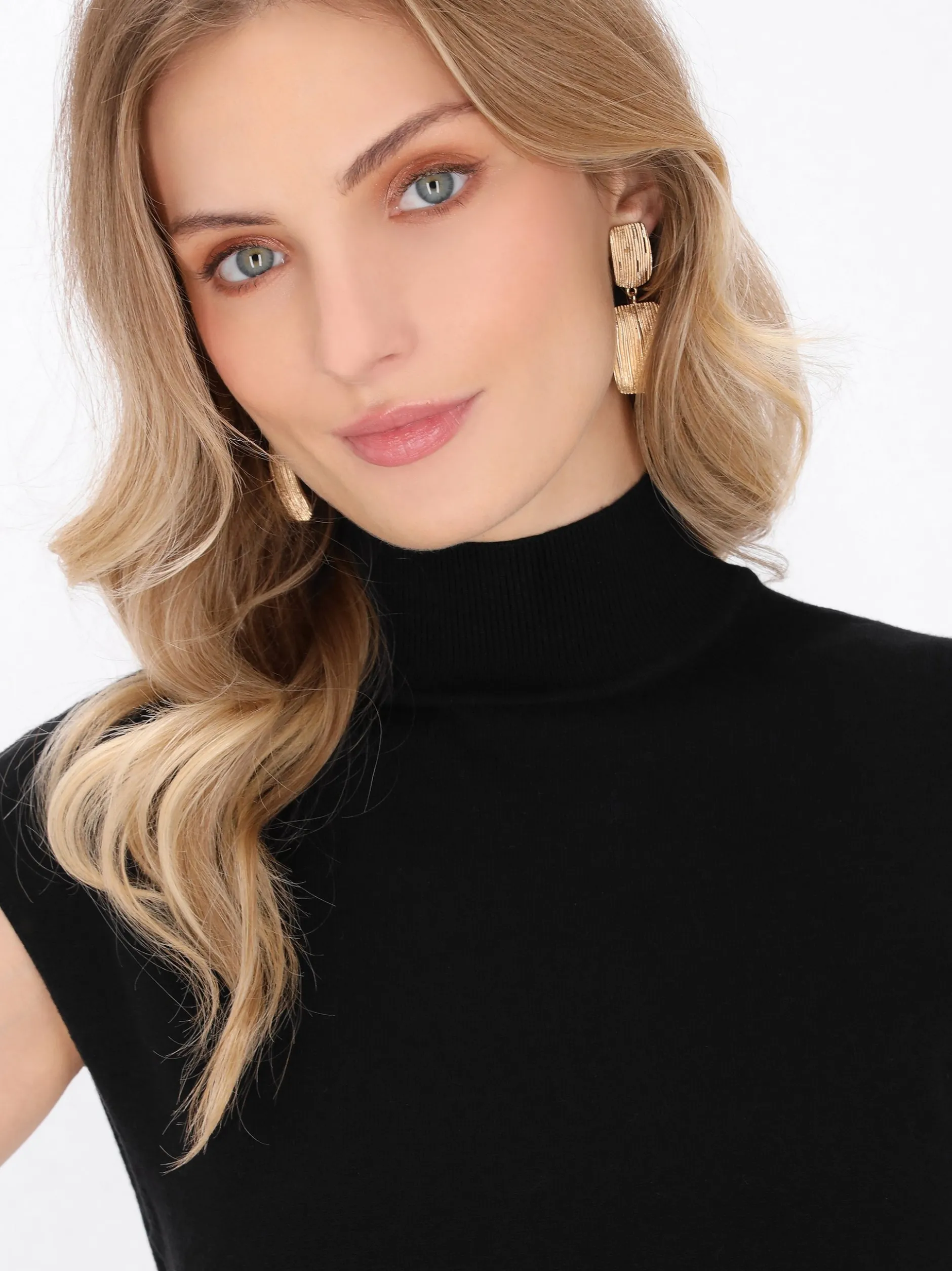 Dreimaster Damen Pullunder in schwarz