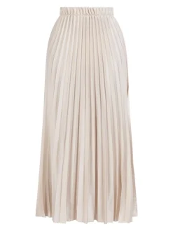 Dreimaster Damen Rock in beige - Länge: lang