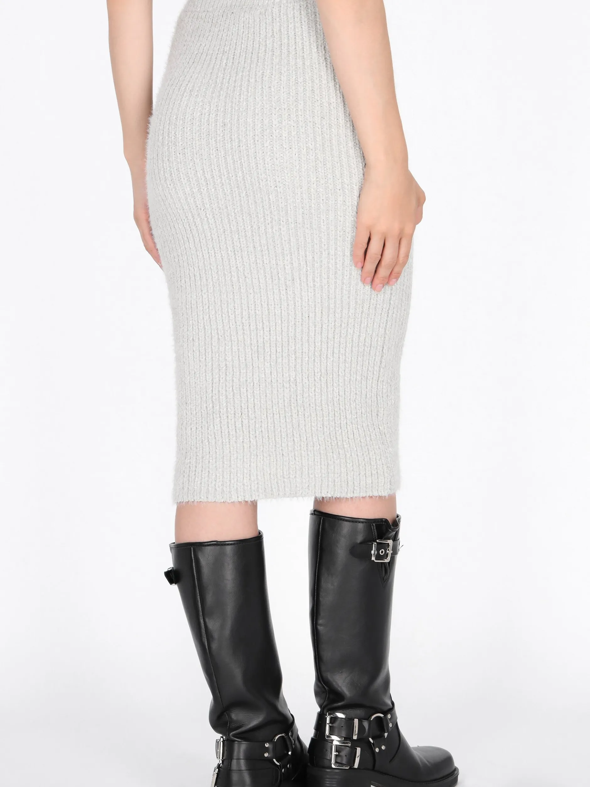 Dreimaster Damen Rock in grau