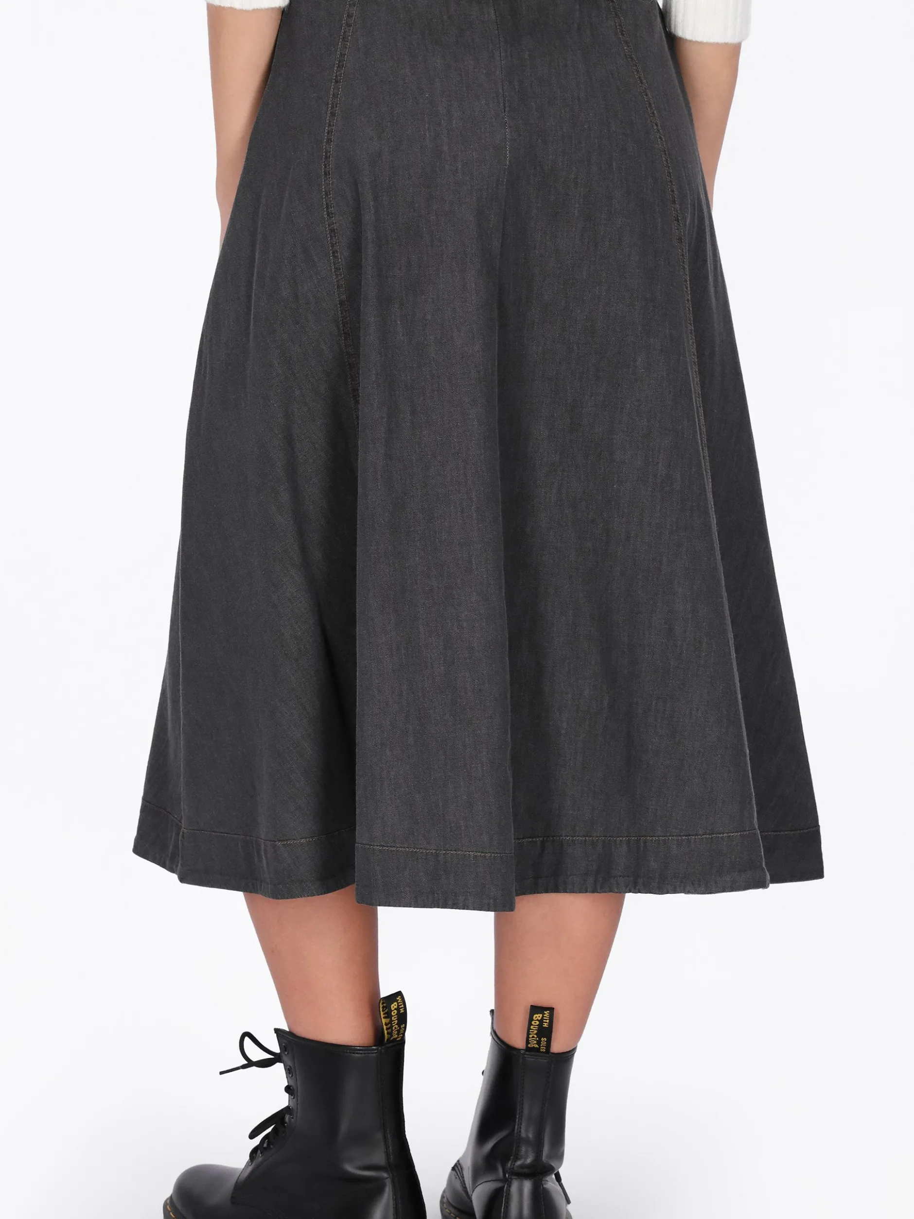 Dreimaster Damen Rock in grau