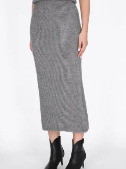 Dreimaster Damen Rock in grau