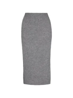 Dreimaster Damen Rock in grau