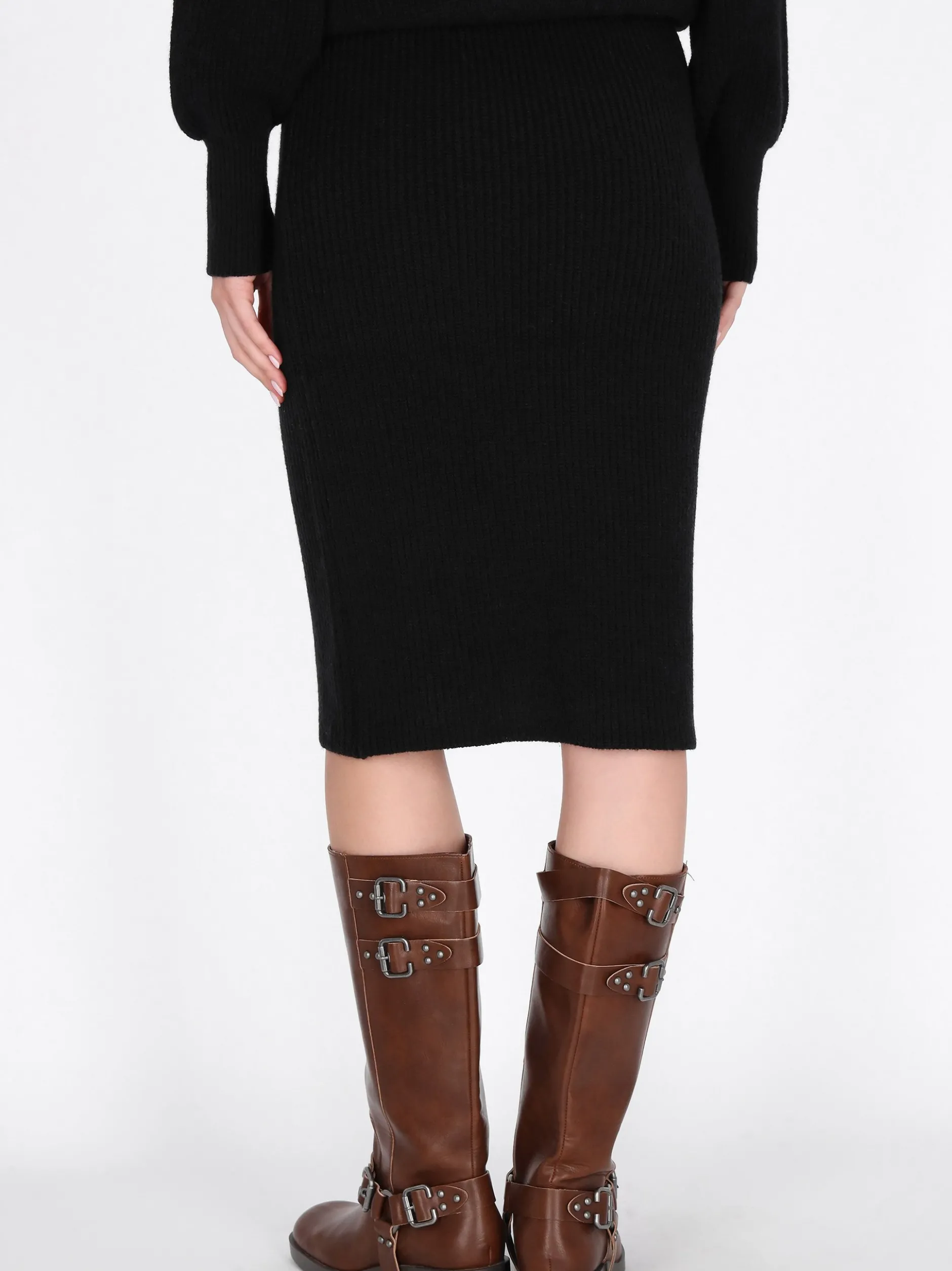 Dreimaster Damen Rock in schwarz