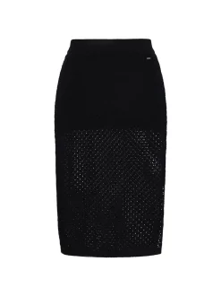 Dreimaster Damen Rock in schwarz