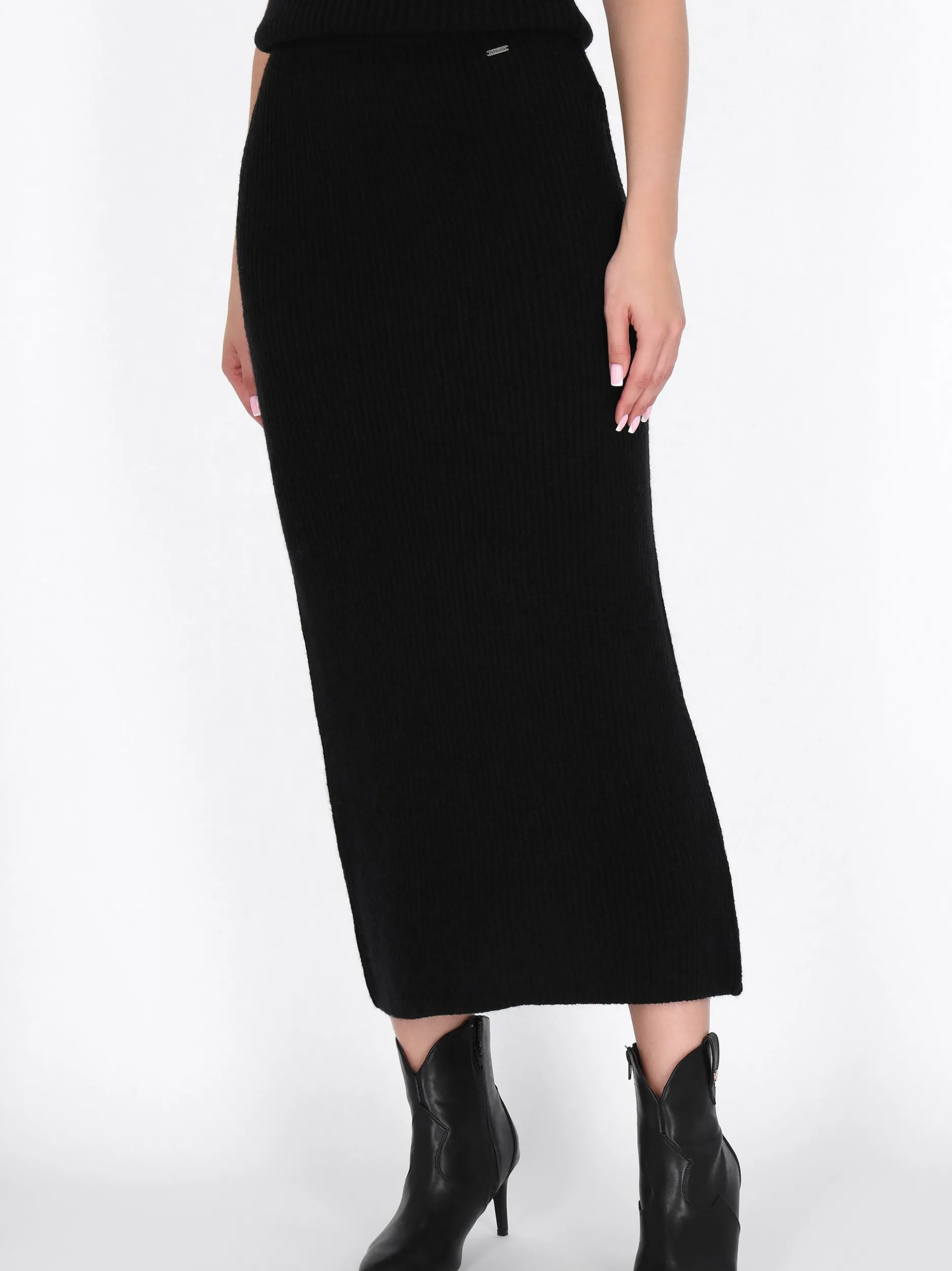 Dreimaster Damen Rock in schwarz