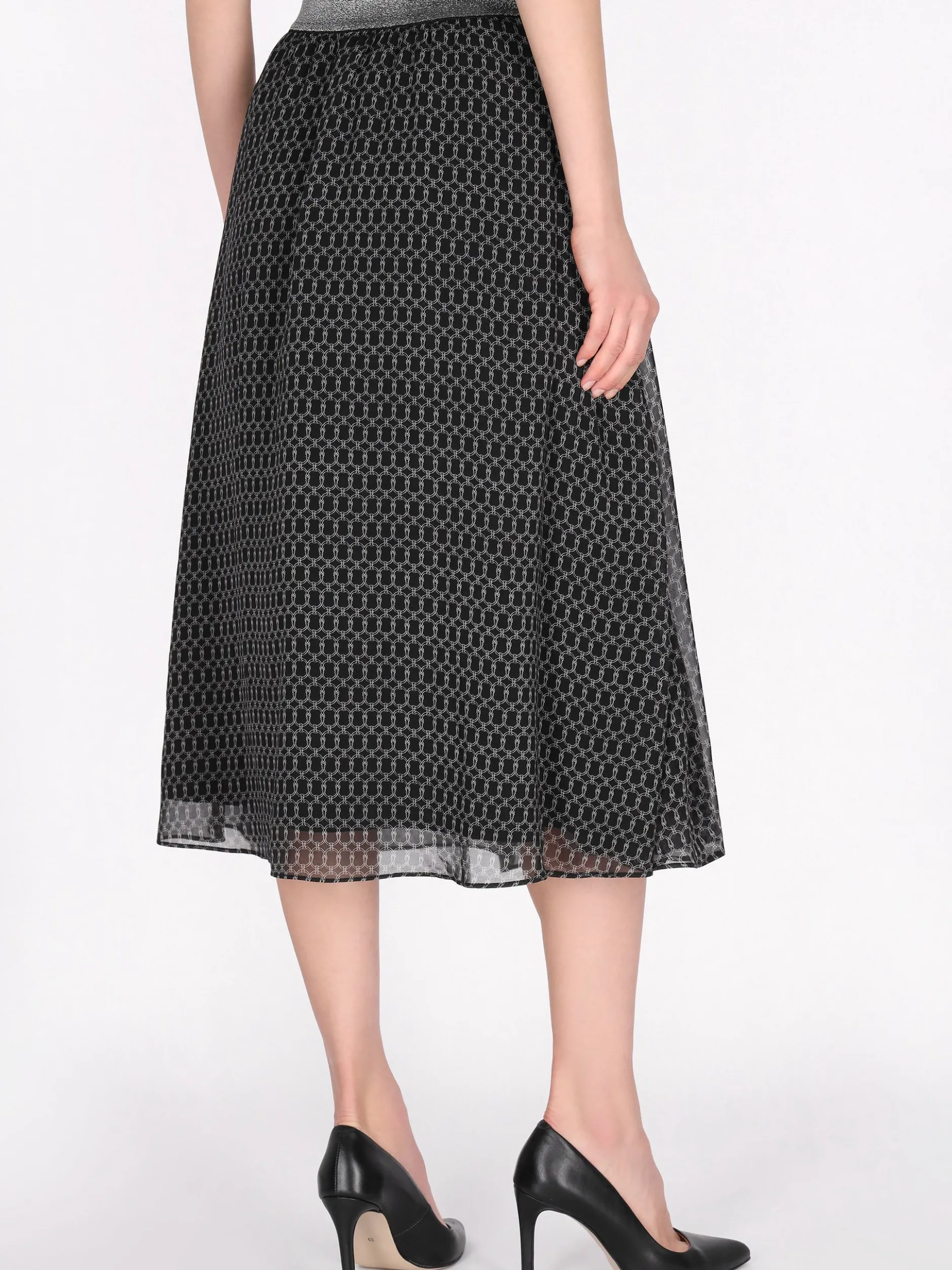 Dreimaster Damen Rock in schwarz