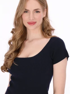 Dreimaster Damen Shirt in schwarz