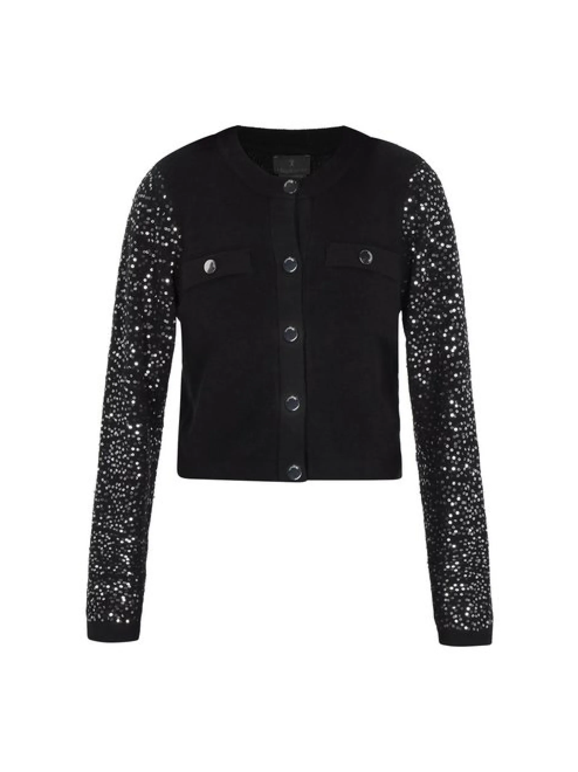 Dreimaster Damen Strickjacke in schwarz