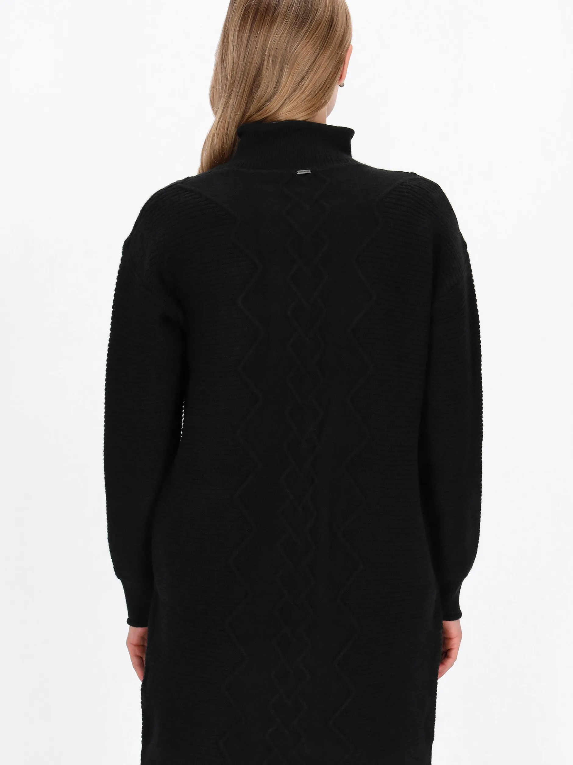 Dreimaster Damen Strickjacke in schwarz